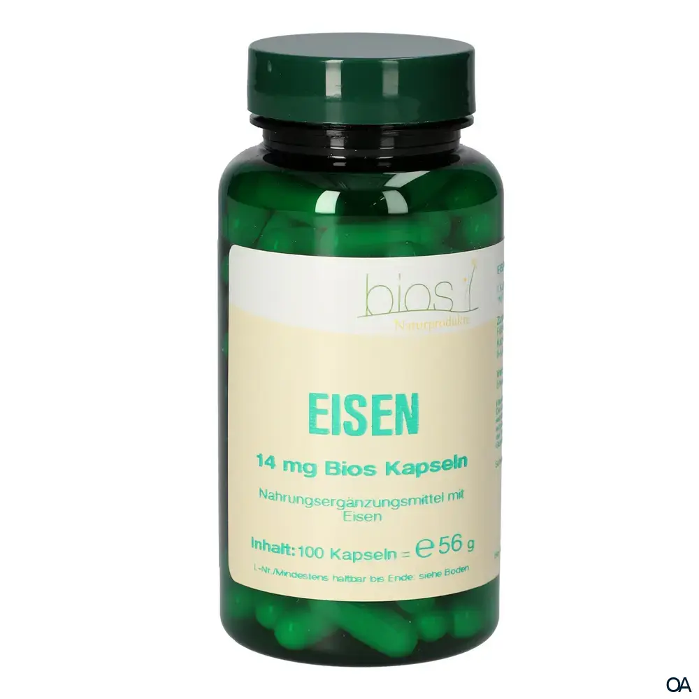 Bios Eisen 14 mg Kapseln Bios Eisen 14 mg Kapseln