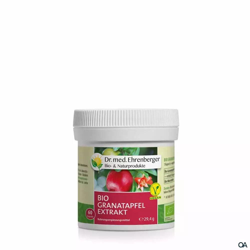 Dr. Ehrenberger Bio Granatapfel Extrakt Kapseln Dr. Ehrenberger Bio Granatapfel Extrakt Kapseln