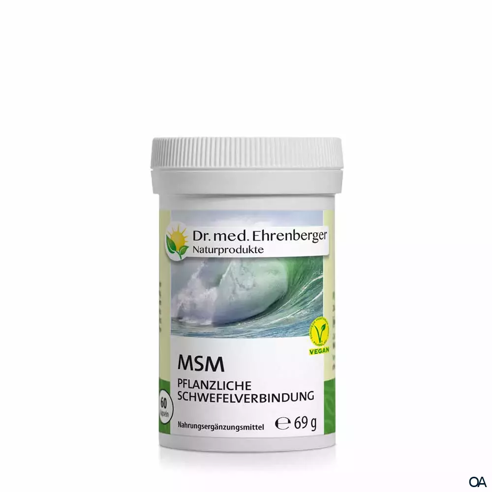 Dr. Ehrenberger MSM pflanzliche Schwefelverbindung Kapseln Dr. Ehrenberger MSM pflanzliche Schwefelverbindung Kapseln