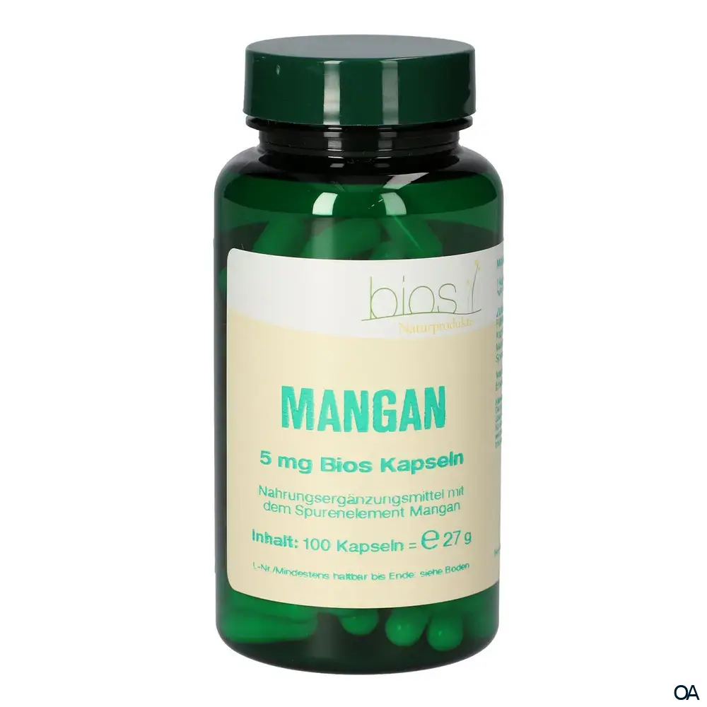 Bios Mangan 5 mg Kapseln Bios Mangan 5 mg Kapseln