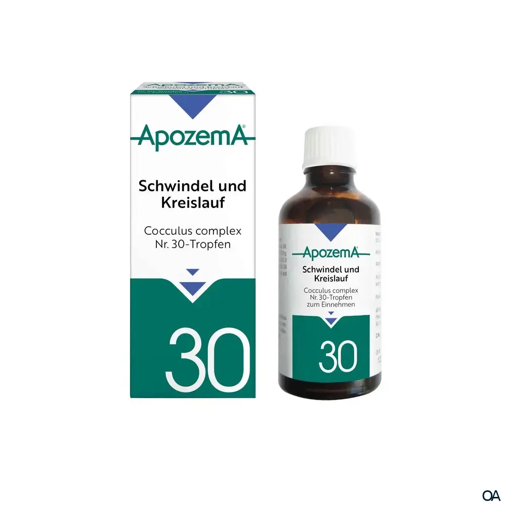 Apozema® Schwindel und Kreislauf Cocculus complex Nr. 30 Tropfen zum Einnehmen