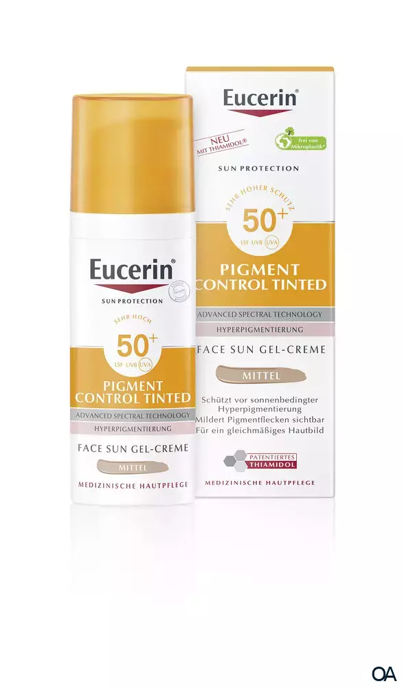 Eucerin® Pigment Control Tinted Face Sun Gel-Creme LSF 50+ Mittel