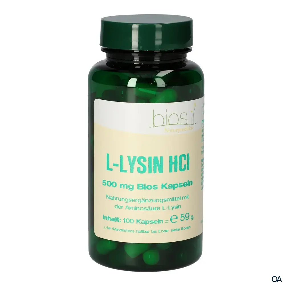 Bios L-Lysin HCl 500 mg Kapseln