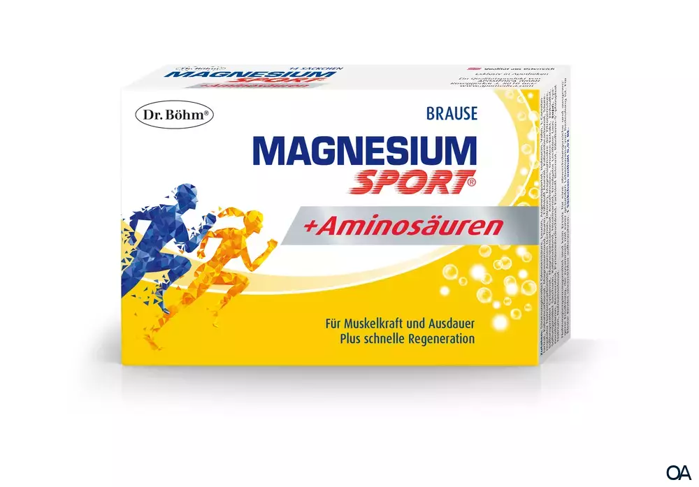Dr. Böhm® Magnesium Sport® + Aminosäuren Brausegranulat Sachets