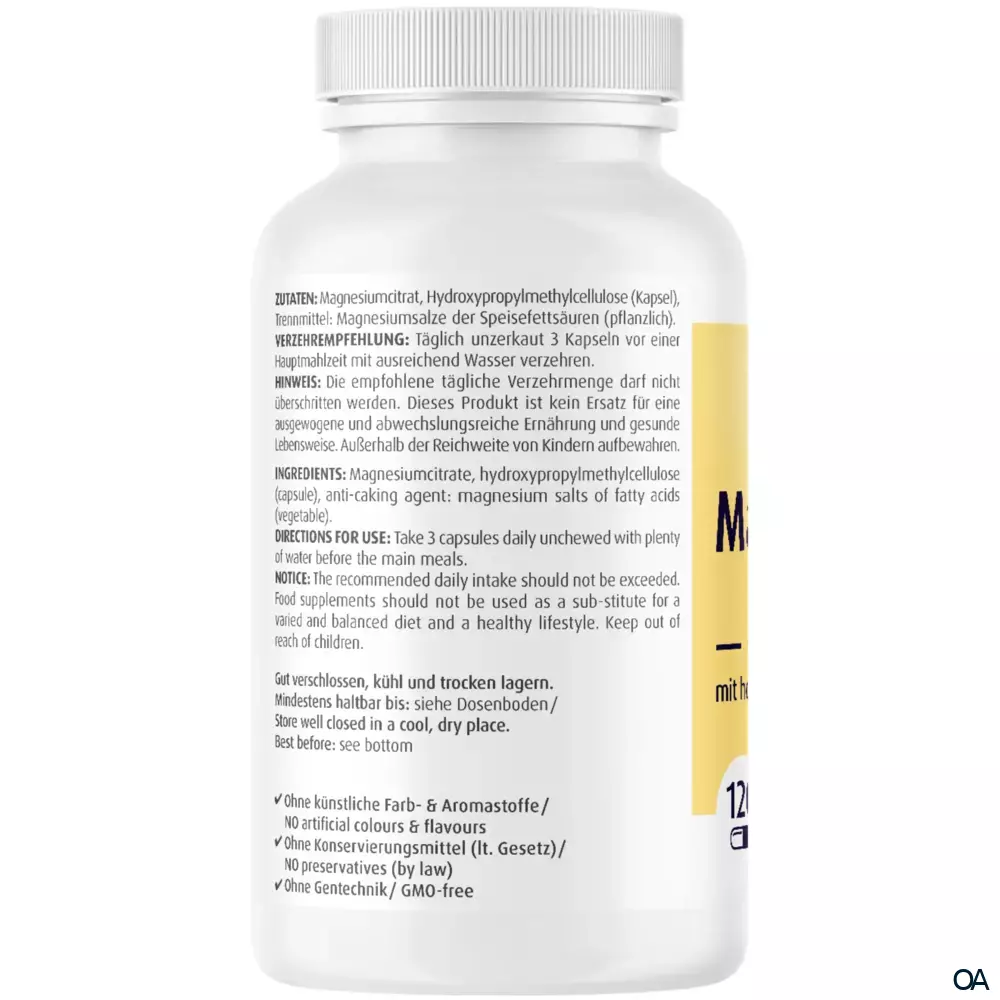 ZeinPharma Magnesium Citrat 680 mg Kapseln