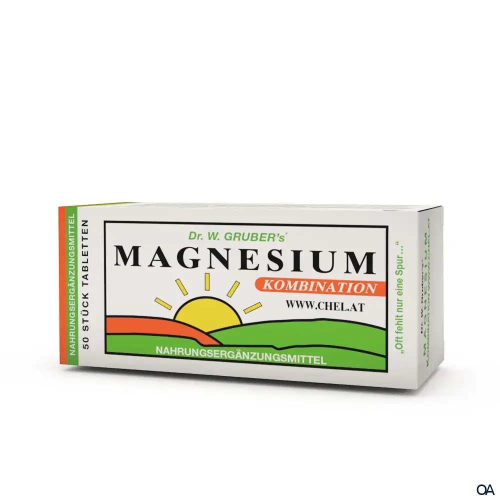 Dr. W. Gruber’s® Magnesium Kombination Chelat Tabletten Dr. W. Gruber’s® Magnesium Kombination Chelat Tabletten
