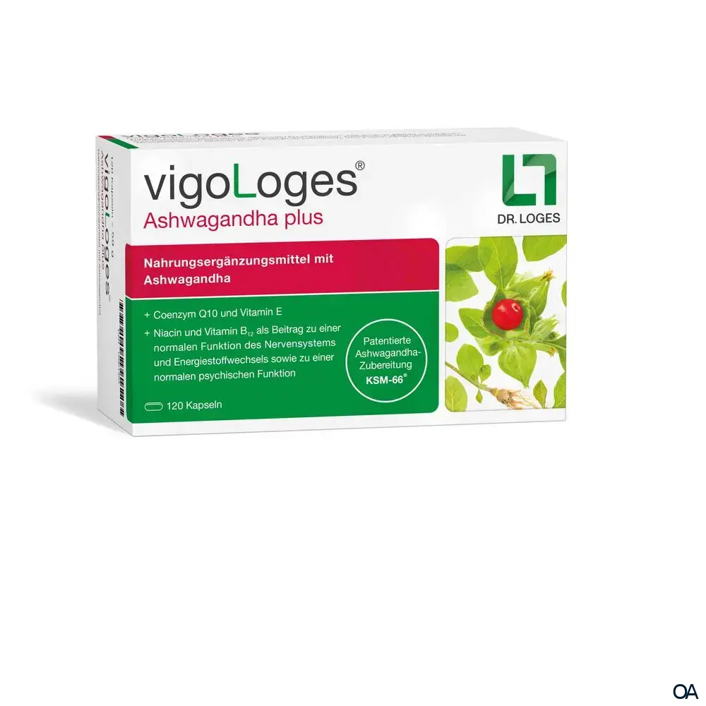 vigoLoges® Ashwagandha plus Kapseln vigoLoges® Ashwagandha plus Kapseln