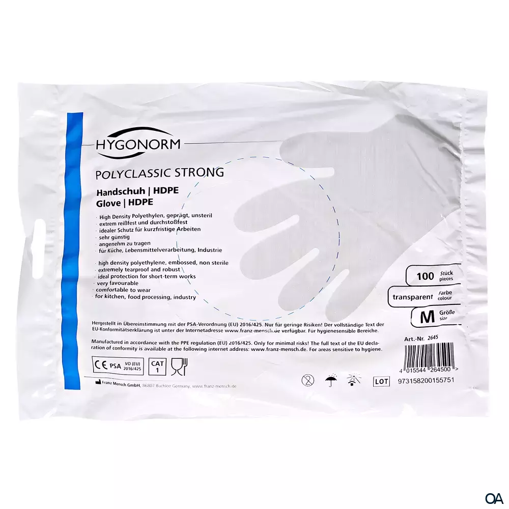 HDPE Einweghandschuhe “Polyclassic Strong”
