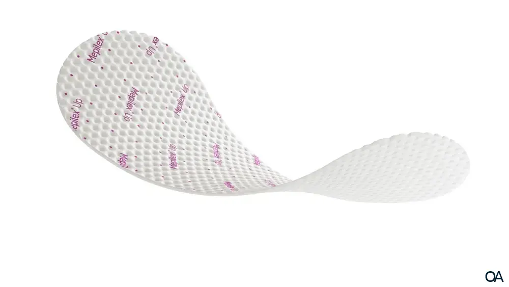 Mepilex® Up Absorbierender Schaumverband steril, 20 x 20 cm