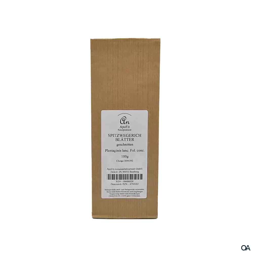 ApoFit Spitzwegerichblätter geschnitten