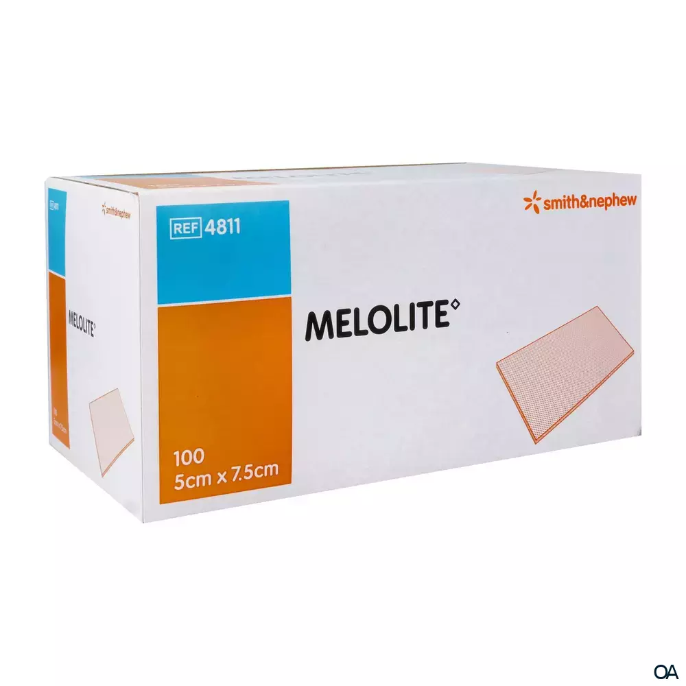 MELOLITE nicht haftende Wundauflage steril, 7,5 x 5 cm