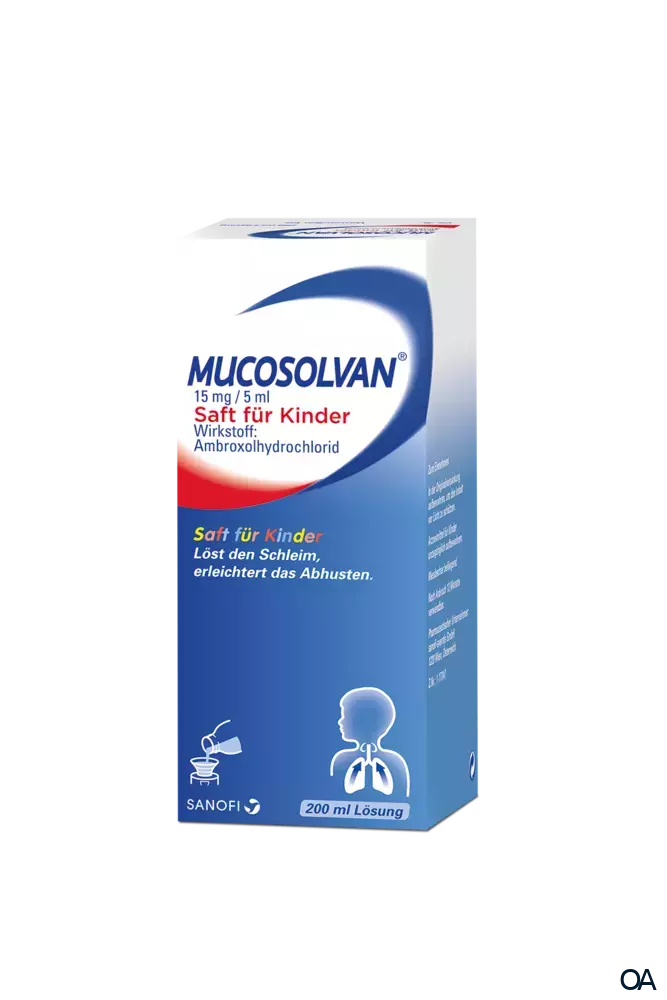 Mucosolvan® Kinder 15 mg / 5 ml Saft Mucosolvan® Kinder 15 mg / 5 ml Saft