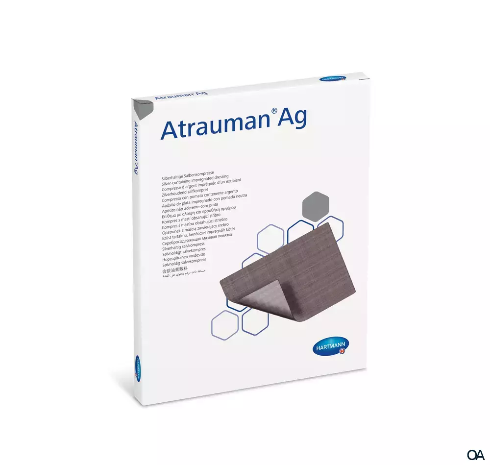 Atrauman® Ag Silberhaltige Salbenkompresse, steril, 10 x 20 cm