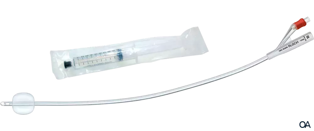 Rüsch AquaFlate Glycerine Ballonkatheter - Tiemann - CH 14, 10 ml ca. 41 cm