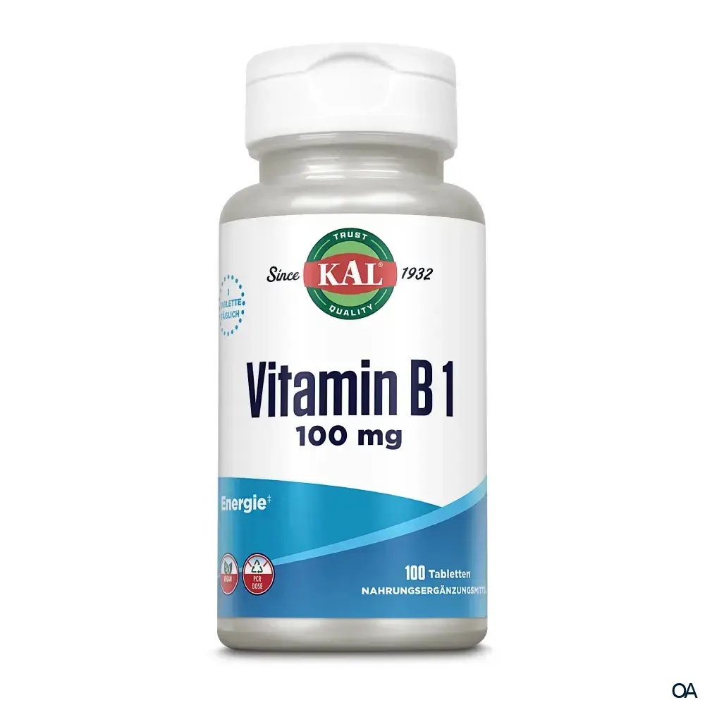 KAL Vitamin B1 100 mg Tabletten