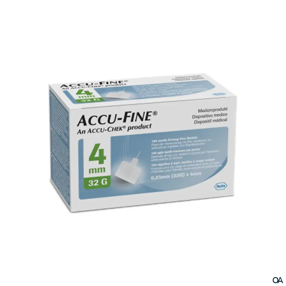 Accu-Fine® Insulinpen-Nadeln 0,23/4 mm 32G Accu-Fine® Insulinpen-Nadeln 0,23/4 mm 32G