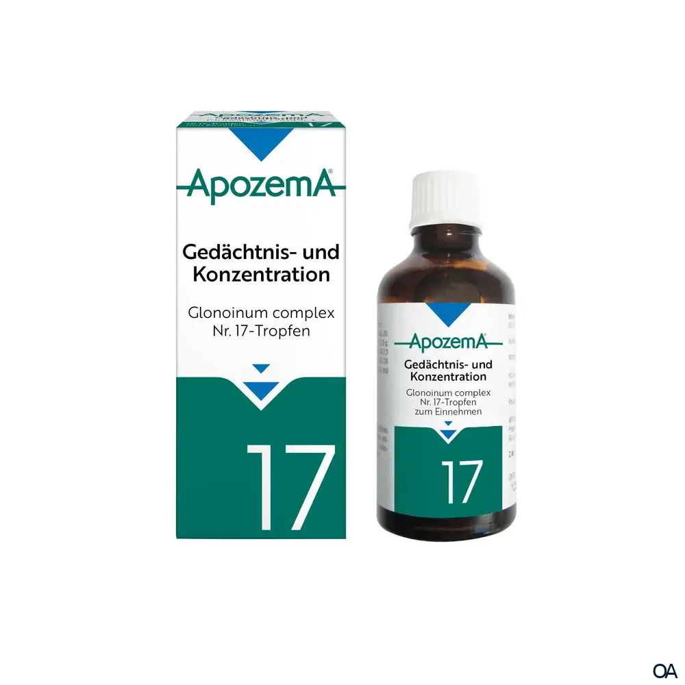 Apozema® Gedächtnis- und Konzentration Glonoinum complex Nr. 17 Tropfen zum Einnehmen