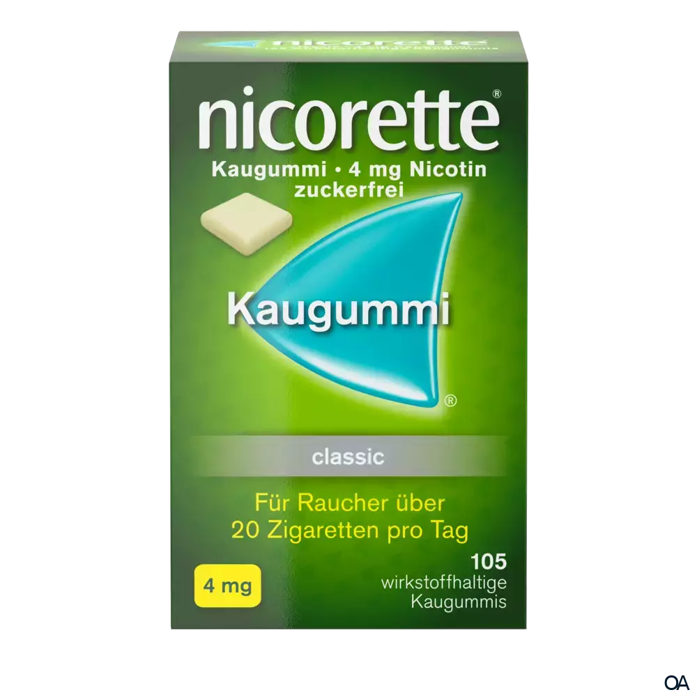 Nicorette® Classic 4 mg - Kaugummi zur Raucherentwöhnung