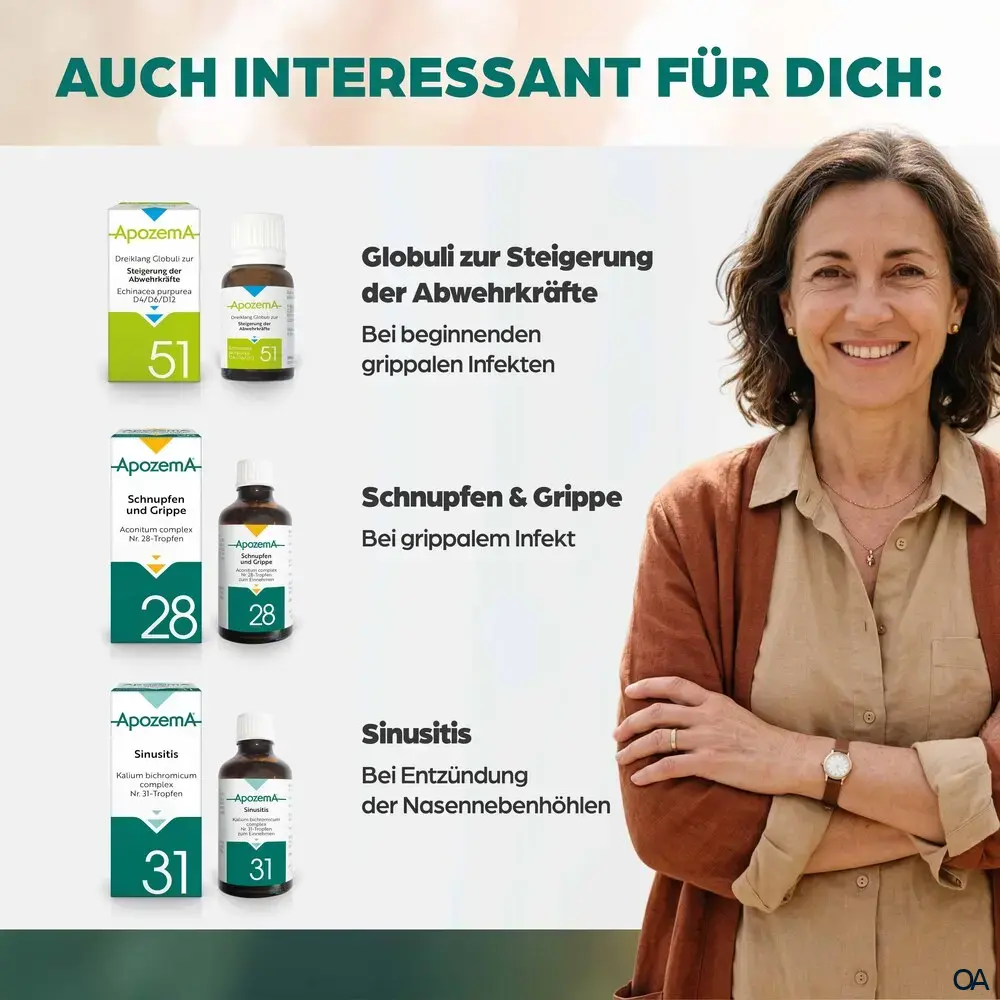 Apozema® Nr. 58: Dreiklang Globuli bei trockenem Krampf- und Reizhusten