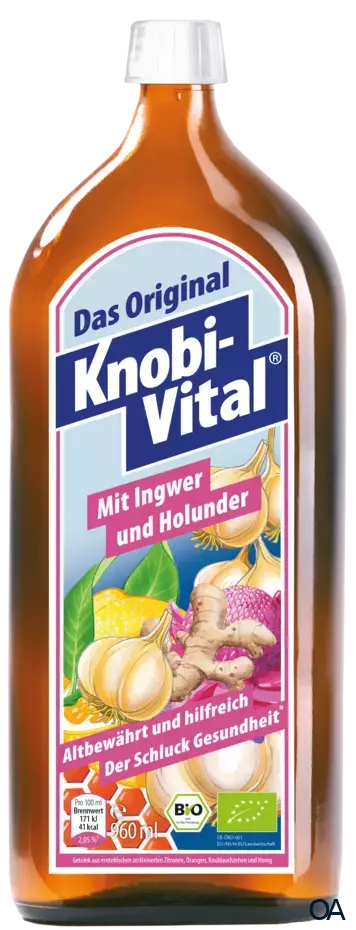 KnobiVital mit Ingwer und Holunder KnobiVital mit Ingwer und Holunder