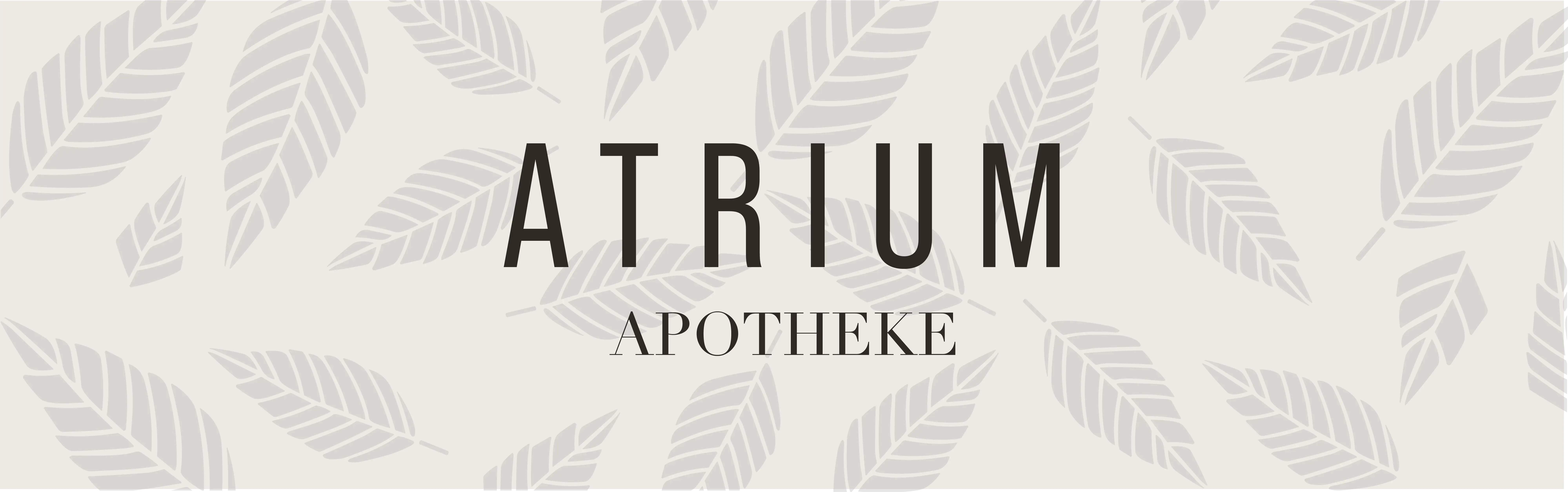 Schriftzug ATRIUM-Apotheke