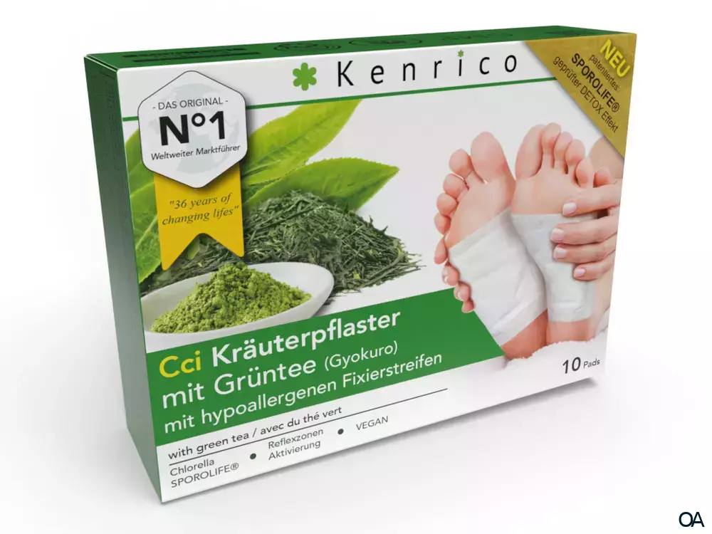 Kenrico Cci Kräuterpflaster mit Grüntee (Gyokuro)