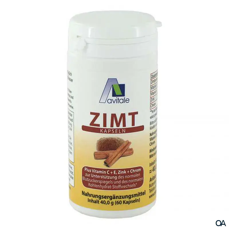 Avitale Zimt 500 mg Kapseln