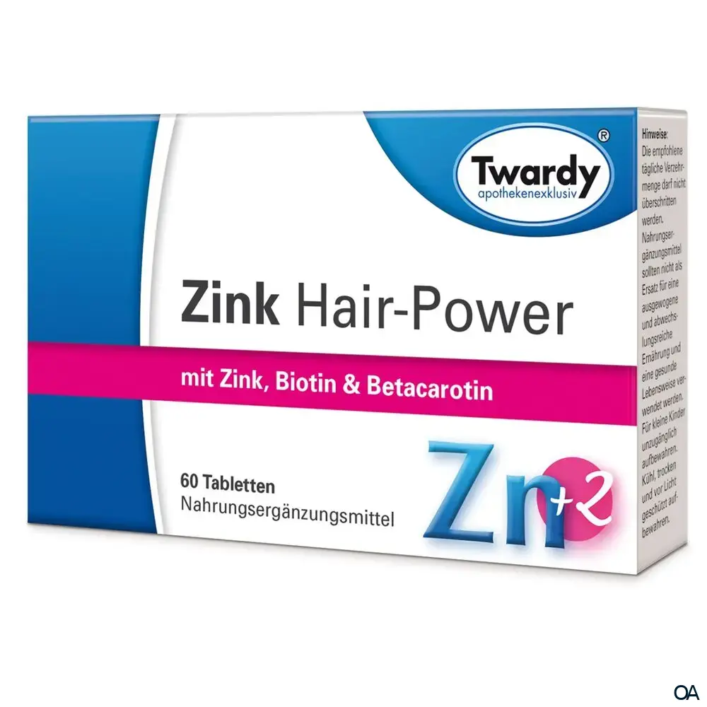Twardy Zink Hair-Power Tabletten