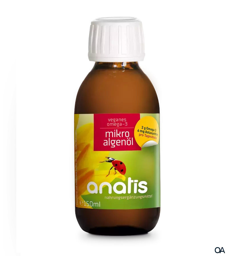 anatis Mikroalgenöl mit Astaxanthin | vegan anatis Mikroalgenöl mit Astaxanthin | vegan