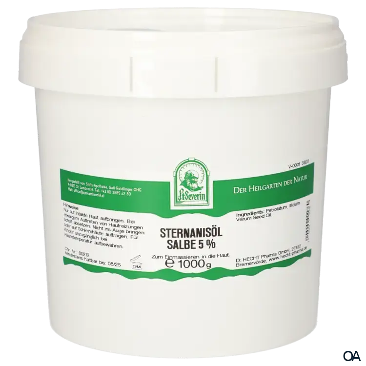 Pater Severin Sternanisöl Salbe 5% Pater Severin Sternanisöl Salbe 5%