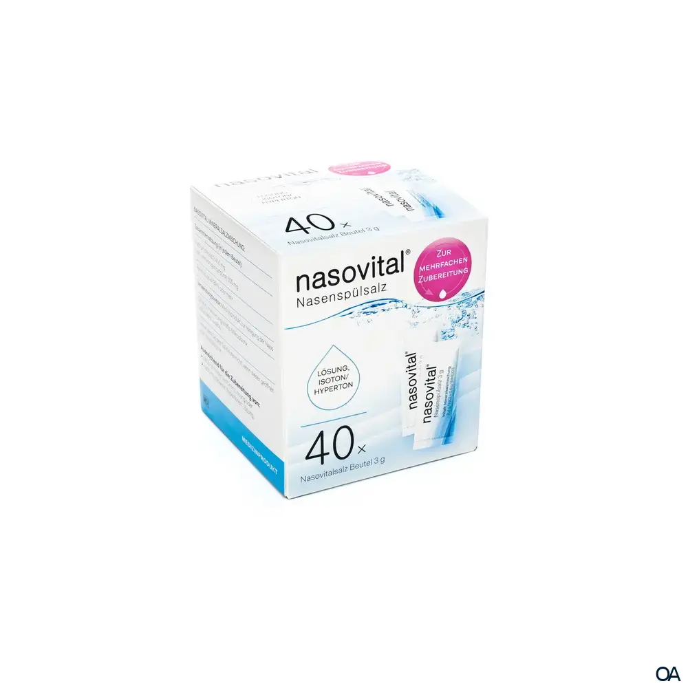 nasovital® Nasenspülsalz Beutel 3g