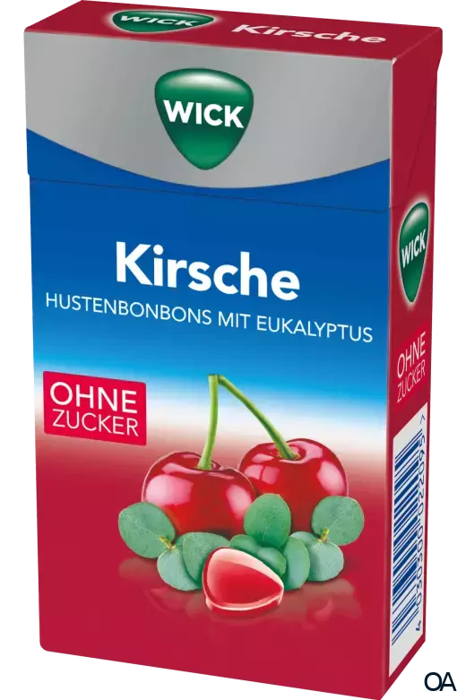 Wick Kirsche Hustenbonbons mit Eukalyptus
