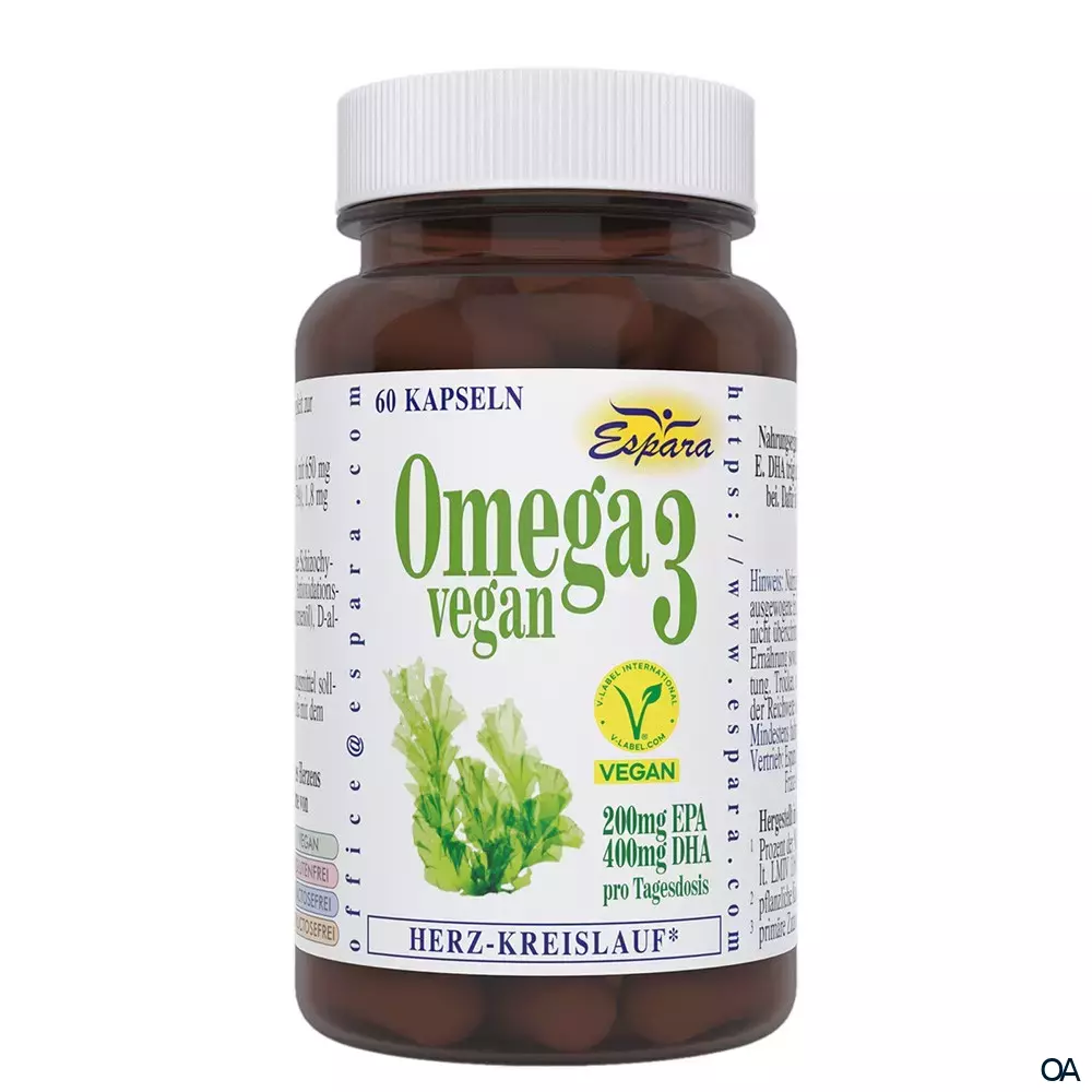 Espara Omega-3 vegan Kapseln Espara Omega-3 vegan Kapseln