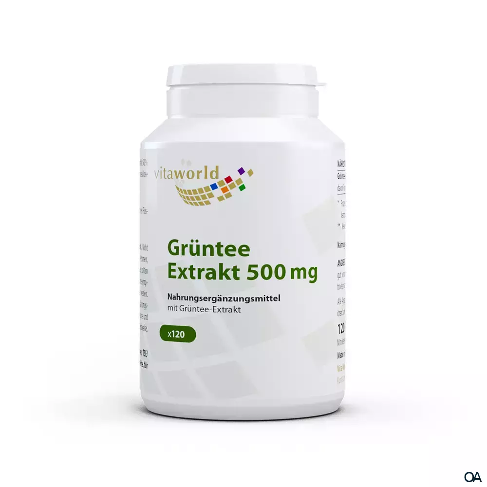 Vitaworld Grüntee Extrakt 500 mg Kapseln Vitaworld Grüntee Extrakt 500 mg Kapseln