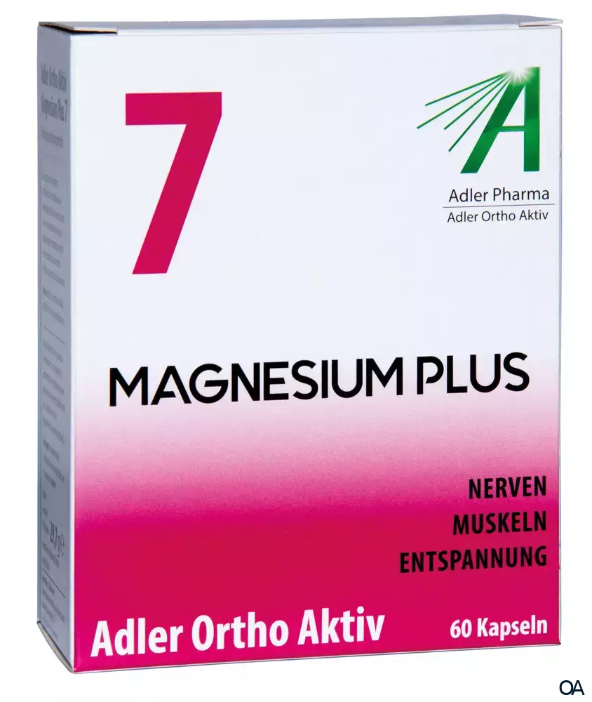 Adler Ortho Aktiv Nr. 7 Magnesium Plus Kapseln Adler Ortho Aktiv Nr. 7 Magnesium Plus Kapseln