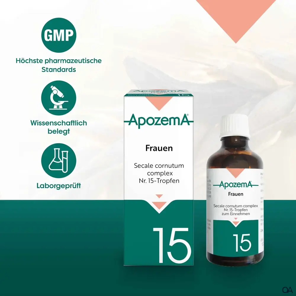 Apozema® Frauen  Secale cornutum complex Nr. 15 Tropfen zum Einnehmen
