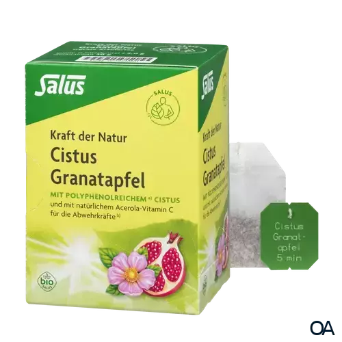 Salus Kraft der Natur Cistus Granatapfel Früchte-Kräutertee Salus Kraft der Natur Cistus Granatapfel Früchte-Kräutertee