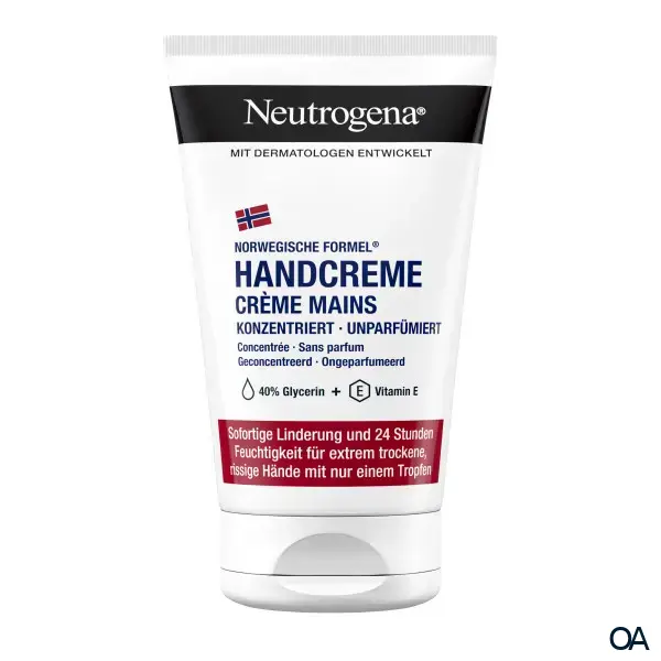 Neutrogena Norwegische Formel konzentrierte unparfümierte Handcreme