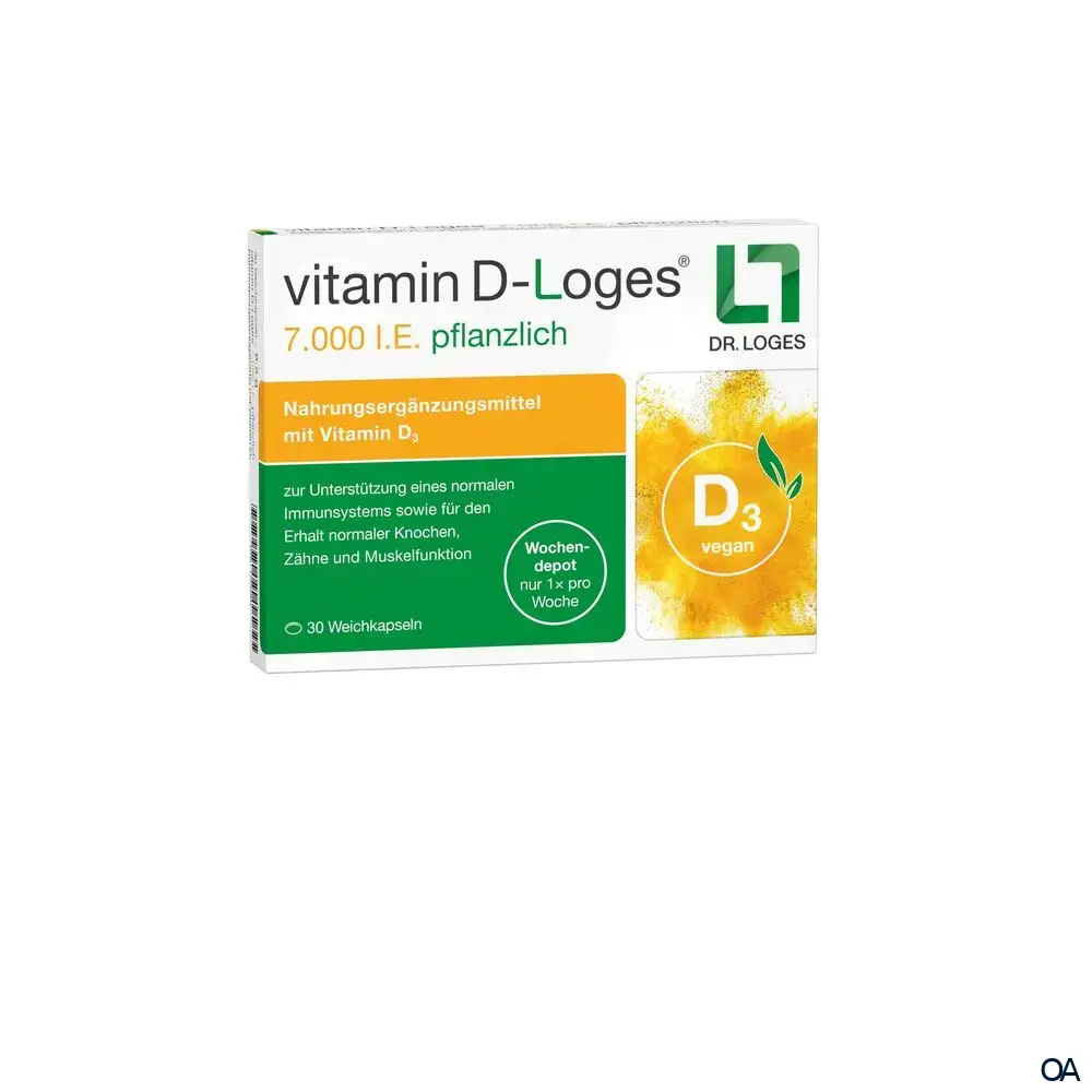 vitamin D‑Loges® 7.000 I.E. pflanzlich Weichkapseln