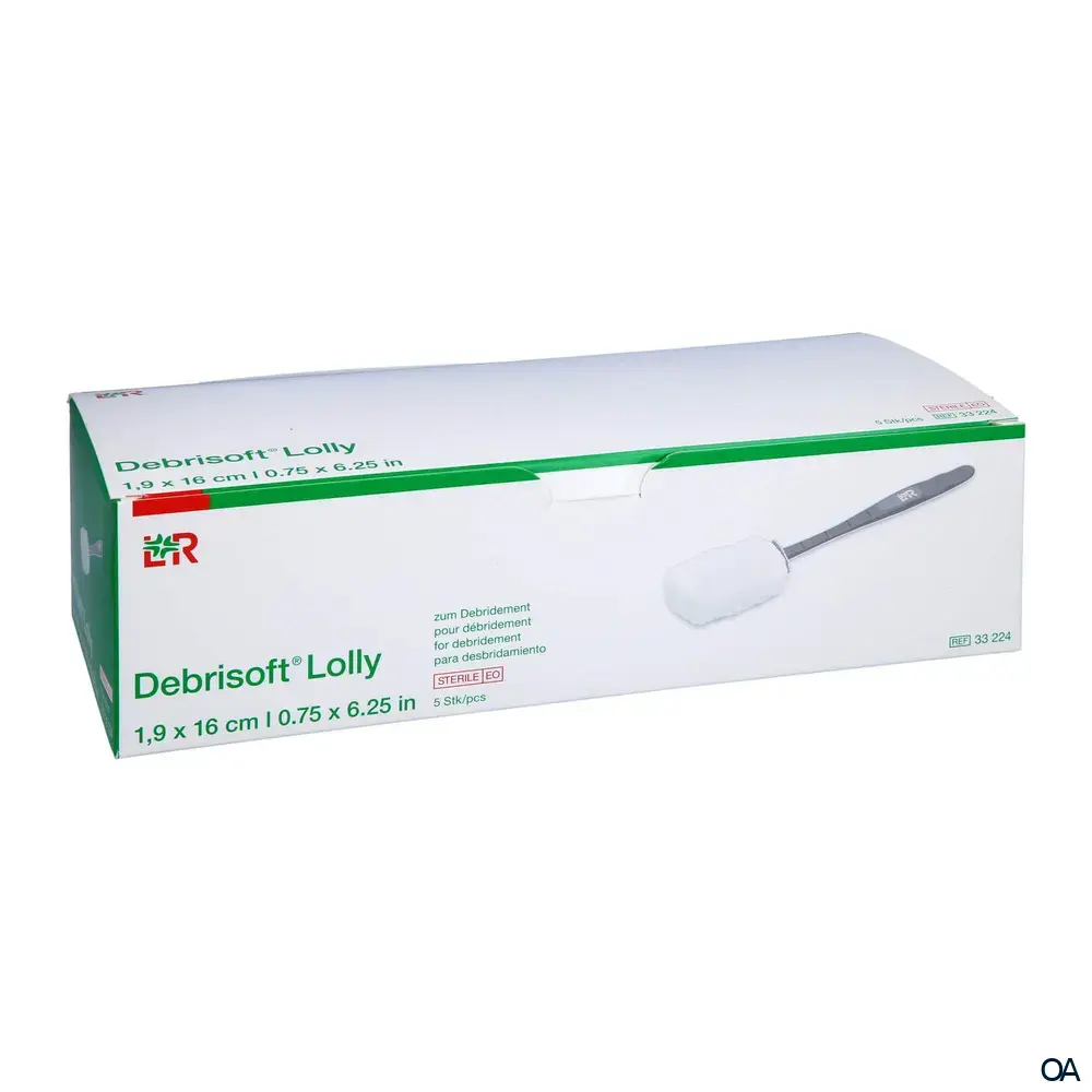 Debrisoft® Lolly steril, 1,9 x 16 cm