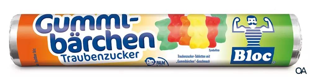 Bloc® Traubenzucker Gummibärchen Rolle Bloc® Traubenzucker Gummibärchen Rolle