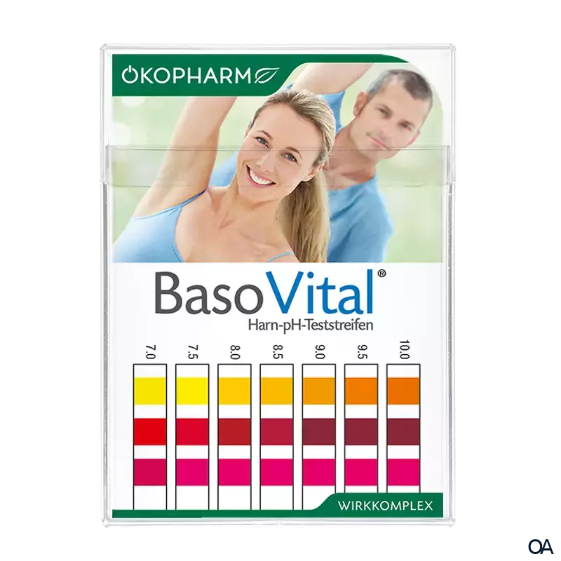 Ökopharm44 Basen pH-Test Teststreifen