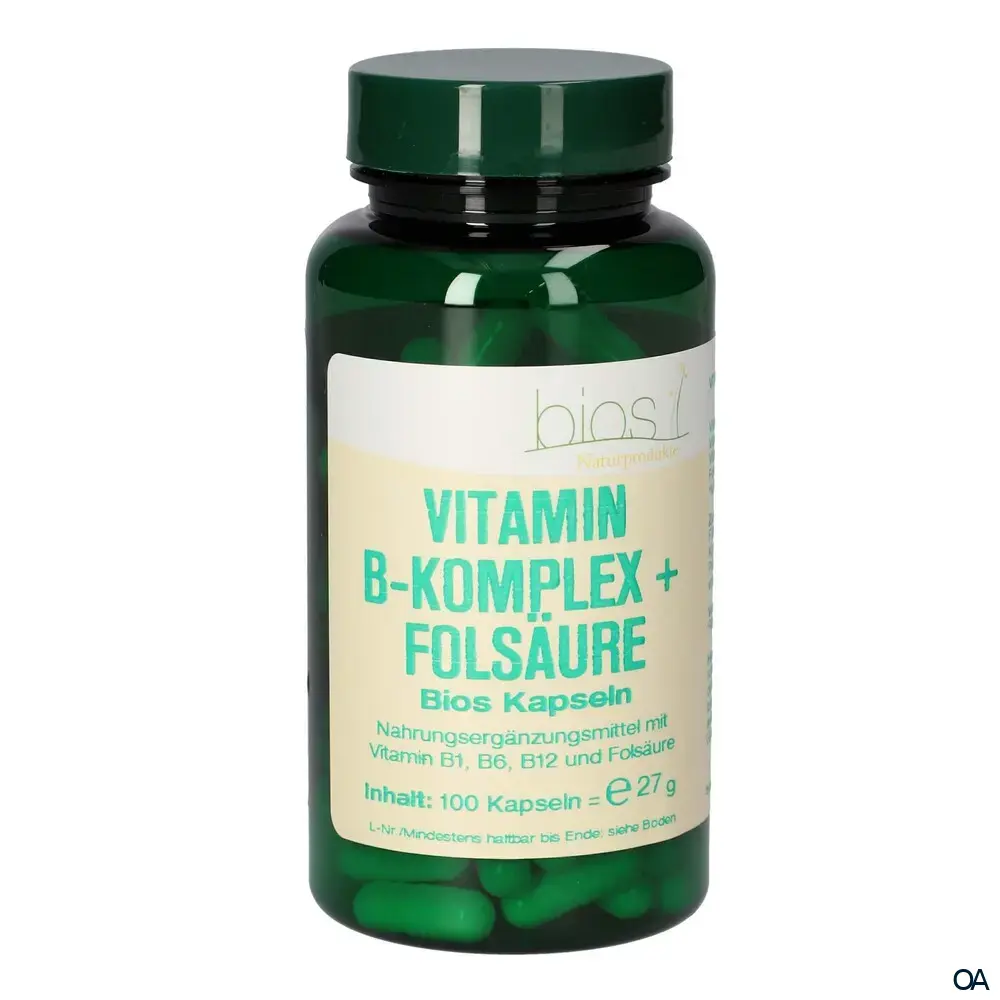Bios Vitamin B Komplex + Folsäure Kapseln Bios Vitamin B Komplex + Folsäure Kapseln