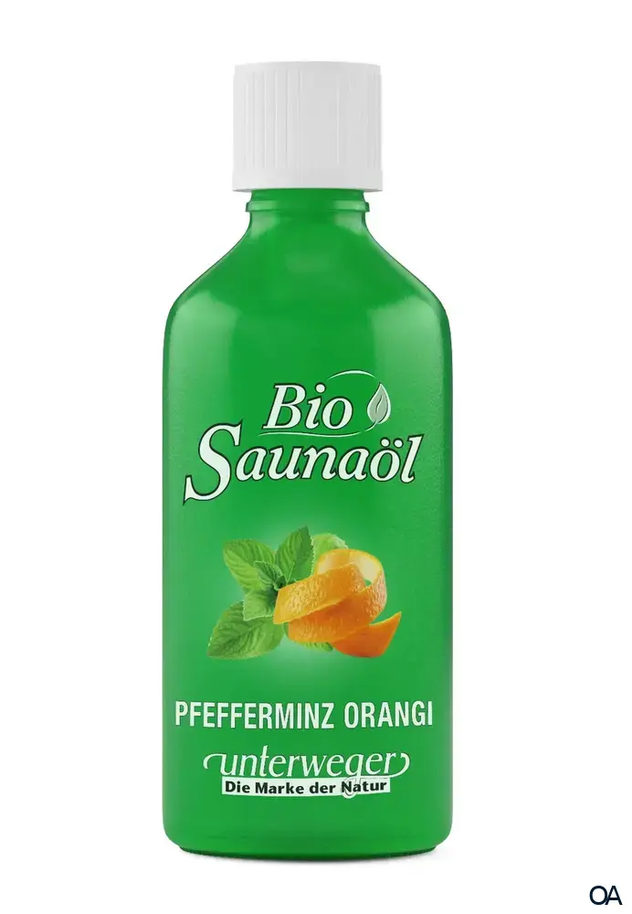 Unterweger Bio Saunaöl Pfefferminz Orange