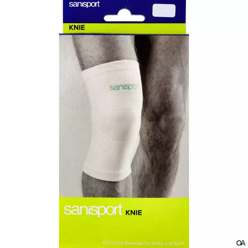 sanisport Kniebandage Weiß