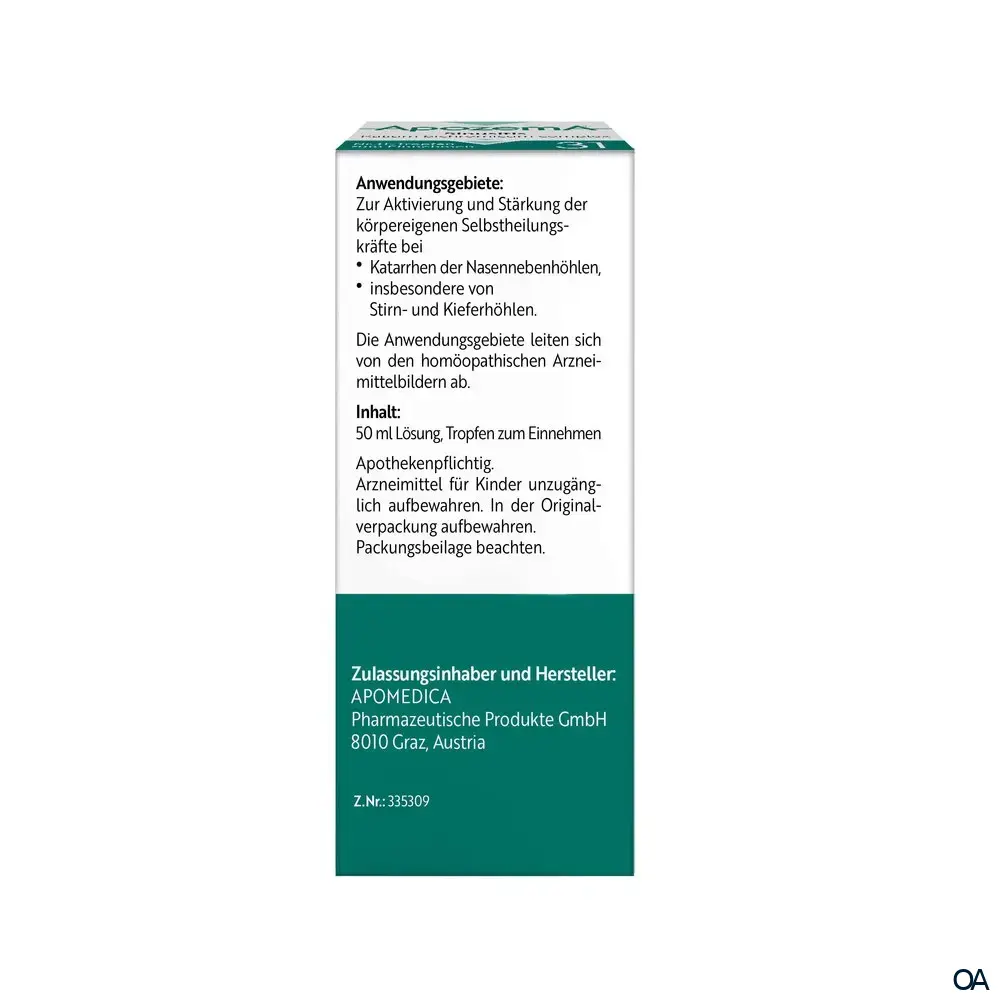 Apozema® Sinusitis Kalium bichromicum complex Nr. 31 Tropfen zum Einnehmen