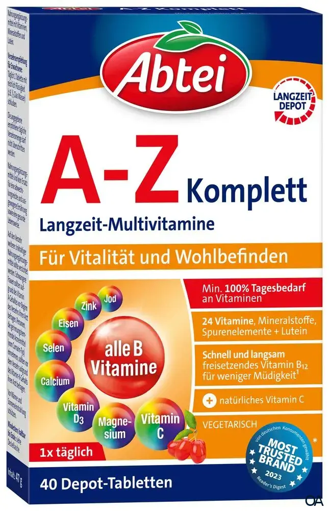 Abtei A-Z Komplett Depot-Tabletten Abtei A-Z Komplett Depot-Tabletten
