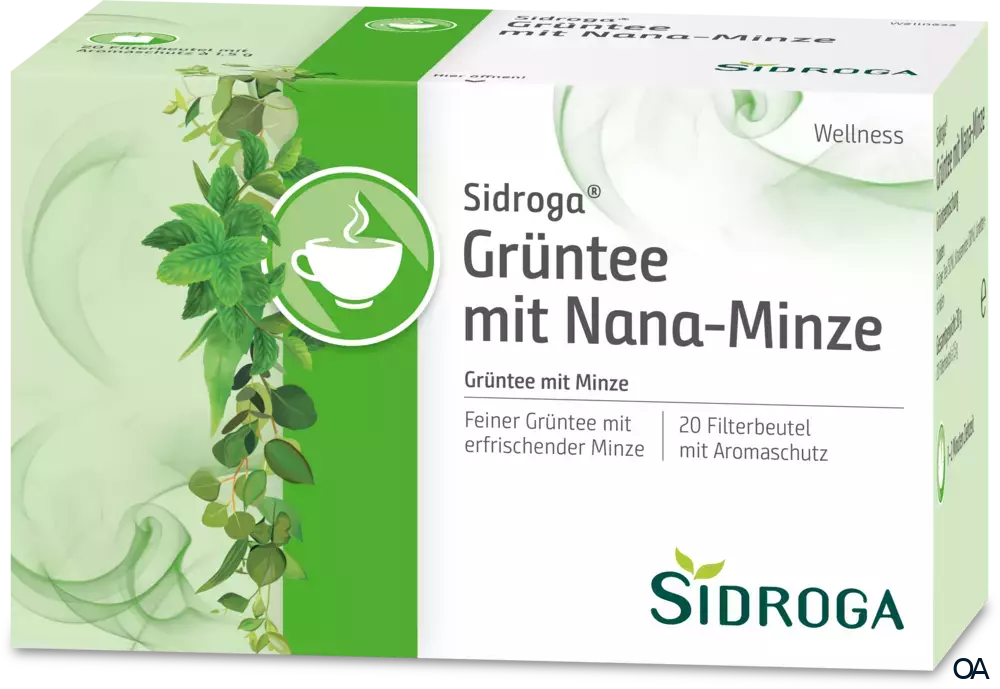 Sidroga® Grüntee mit Nana-Minze Sidroga® Grüntee mit Nana-Minze