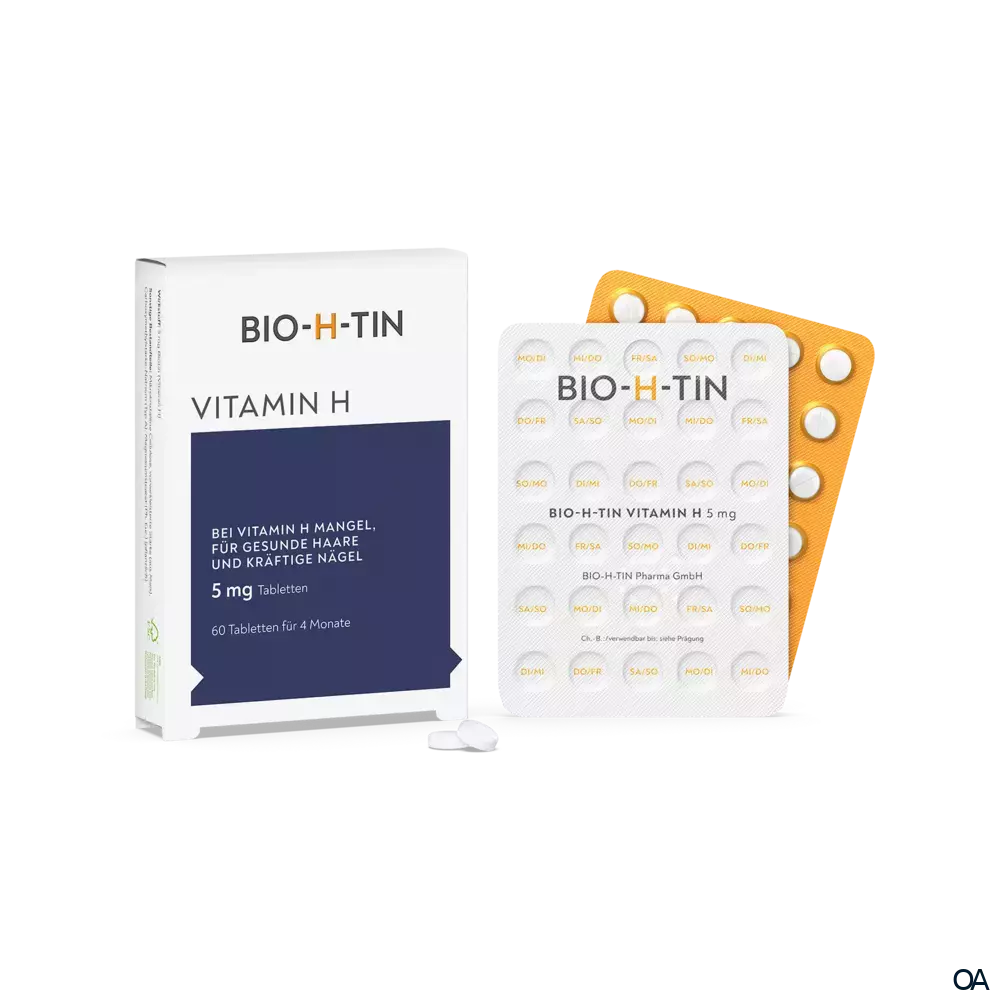 BIO-H-TIN® Vitamin H 5 mg Tabletten BIO-H-TIN® Vitamin H 5 mg Tabletten