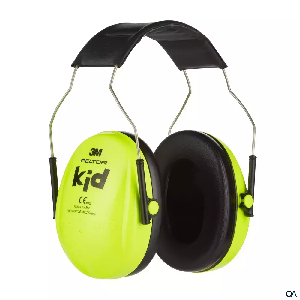 3M™ Peltor™ Kapselgehörschutz für Kinder H510AK, Neongrün (87 bis 98 dB) 3M™ Peltor™ Kapselgehörschutz für Kinder H510AK, Neongrün (87 bis 98 dB)